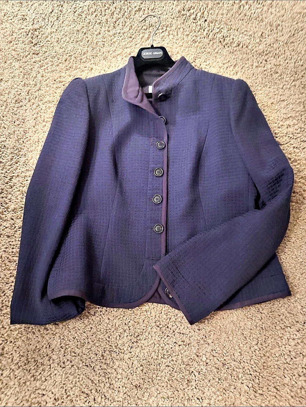 Armani Collezioni Wool 199 Jacket Size 14 Like New